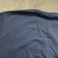 Gildan Heavy Blend Sweatshirt Mens XL Navy Blue Motivator Believer Soft Crew