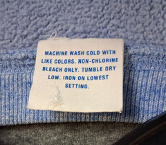 J Crew Mens Sweatshirt 2XL Tall Blue Reverse Weave Crew Heritage Modern Preppy