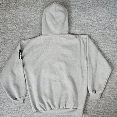 Vintage Y2K Bart Simpson L Grey Hoodie Represent Hip-Hop Gangster Rapper 2003