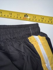 Sneak Gallery “Goat” Windbreaker/Short Set Size XL NWT Black Yellow White