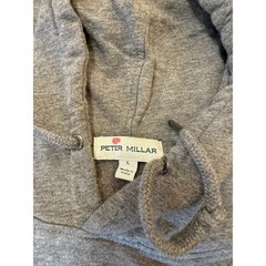 Bandon Dunes • Peter Millar Shortys Hoodie Size L Gray Golf Pullover Sweatshirt