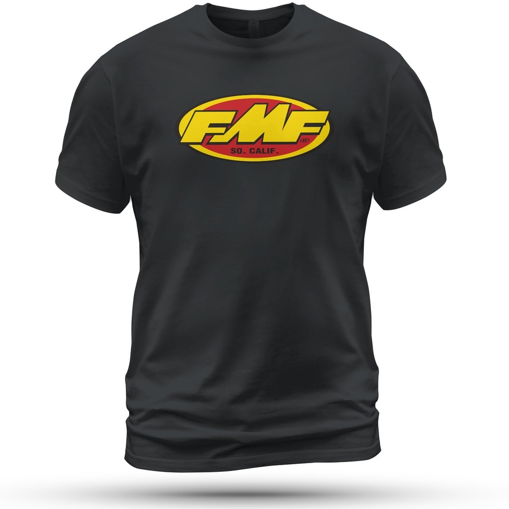 FMF Racing Logo T-Shirt Funny Size S-5XL Made in USA