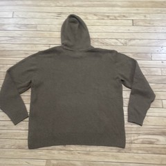Old Navy Brown Hoodie Sweater Men XL Textured Fall Winter Classic Capsule XL