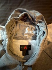 Jordan Sport Crossover Men’s Dri-FIT Pullover Hoodie (Grey Heather/White)(Large)