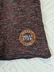 Hollister Southern California Logo Sweat Gym Shorts Y2K 2000s 100% Cotton Size M