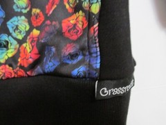 Adult Unisex Grassroots California 420 Rainbow Rose Stash Hoodie Black/Multi