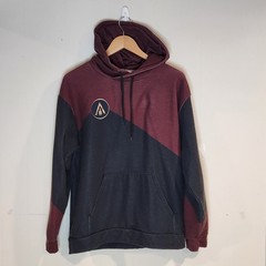 Assassins Creed Mens Small Unisex Hooded Sweatshirt Hoodie Black Maroon