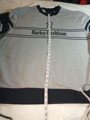 Harley-Davidson Men’s #1 Racing Crewneck Sweatshirt Heather Gray 2XL Modern