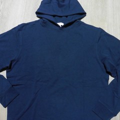 PETER MILLAR Mens M MEDIUM OASIS HOODIE NAVY BLUE PULLOVER SWEATSHIRT MF25K68