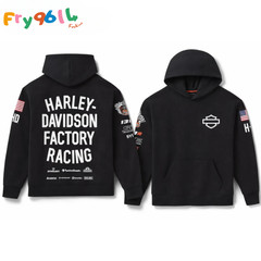 Harley Davidson Factory Racing Team Pullover Hoodie