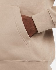Nike Sportswear Club Fleece Pullover Hoodie Khaki Brown Mens Sizes BV2654-247