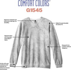 Adult Crewneck Sweatshirt Amethyst 1pc Long Sleeve G1566 G1545 Adult Unisex