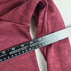 Under Armour Sweater Mens Large Burgundy Loose Coldgear Performance Tech Golf