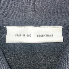 Fear of God Essentials Classic Full Zip-Up Hoodie Jet Black Size XL