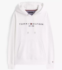 Tommy Hilfiger Men’s Regular Fit Embroidered Tommy Logo Fleece Pullover Hoodie