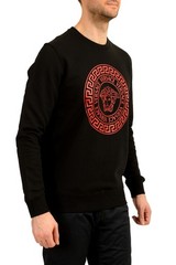 Versace Men’s Medusa Head Logo Print Crewneck Sweater Sweatshirt US 3XL IT 58