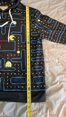Pac-Man Hoodie Medium 100% Polyester New Without Tags Retro Gamer Style