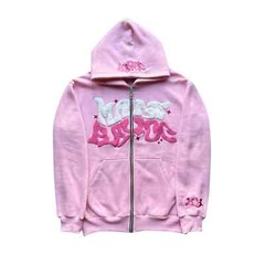 2025 Hoodie Puff Print Hoodie Graphic Zip Up Hoodies Hip Hop Streetwear