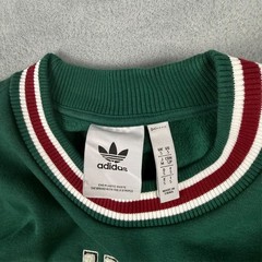Vintage Adidas Originals Collegiate Green Trefoil Size Small Crewneck Sweatshirt