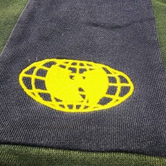 VTG 90s Wu Wear Hoodie Wu-Tang Clan Embroidered Logos Hip Hop Rap Colorblock S