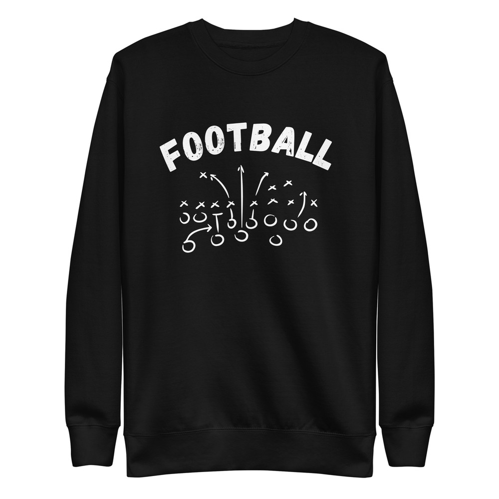Football Mom Dad Unisex Premium Sweatshirt S,M,L,XL,2X,3X