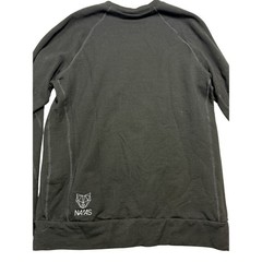 Navas Lab Raglan Sweatshirt Black Bamboo Rayon Cotton Canada Gorpcore Sz Med