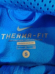Nike Hoodie Jacket Mens Small Full Zip Therma-Fit Fleeced Lined 100% Polyester
