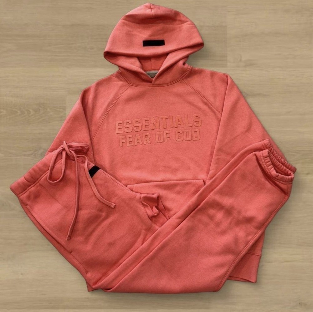 essentials Coral Hoodie And Pants XXS-XXL