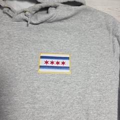 Barstool Sports Carhartt Men’s L Chicago Patch Hoodie Sweatshirt Gray Promo