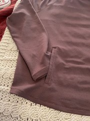 All In Motion XXL Long Sleeve Brown Hoodie Recycled Polyester & Spandex