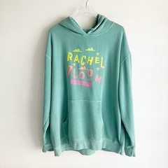 Rachel Bloom On Tour 2019 Hoodie 2XL Green Blue Sweatshirt Crazy Ex Girlfriend