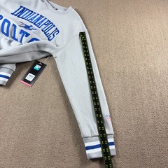 NFL Ultra Game Indianapolis Colts Sweatshirt Gray Size Small NWT MSRP $75