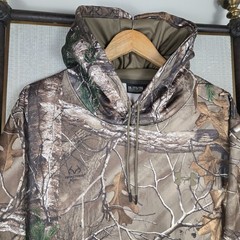UNDER ARMOUR REALTREE XTRA Mens Hoodie Size 2XL Shortened Sleeves 30″ Camouflage