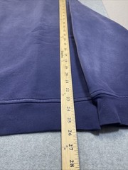 Blanks by Thirteen Men 2XL Faded Blue/Purple Cotton Heavyweight Sweatshirt USA