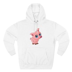 Cute Pink Piglet Hoodie | Cartoon Animal Kids Style