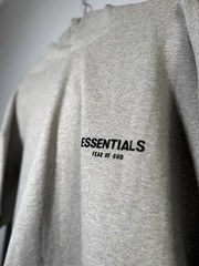 Essentials Dark Oatmeal Hoodie