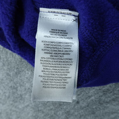 Polo Ralph Lauren Sweatshirt Mens Medium Blue Fleece Crew Neck 1967 Athl Dept