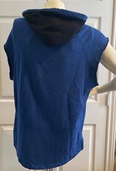 Men’s Spalding Pullover Hooded Royal Space Dyed Athletic Hoodie Blue Size XL