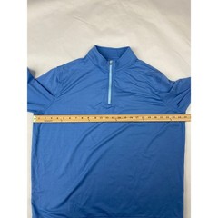Peter Millar Quarter Zip Men’s XL Blue Performance Pullover Golf – Flaw