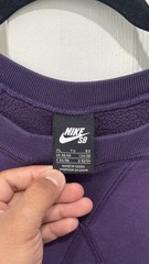2010’S NIKE SB PURPLE CREW WITH STASH POCKET! Size XL!