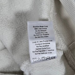 Spiritual Gangster SG Monogram Classic Hoodie Sweatshirt Beige M Made in USA