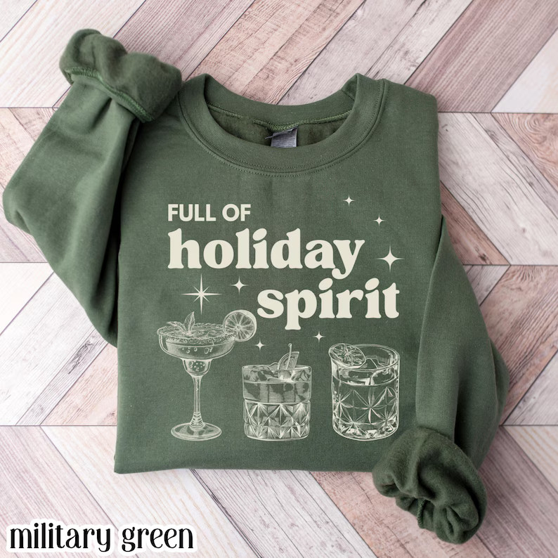Christmas Sweatshirt Full of Holiday Festive Season Apparel