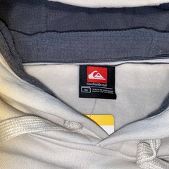 Quiksilver Men’s Size Medium Graphic Pullover Hoodie (Cream)