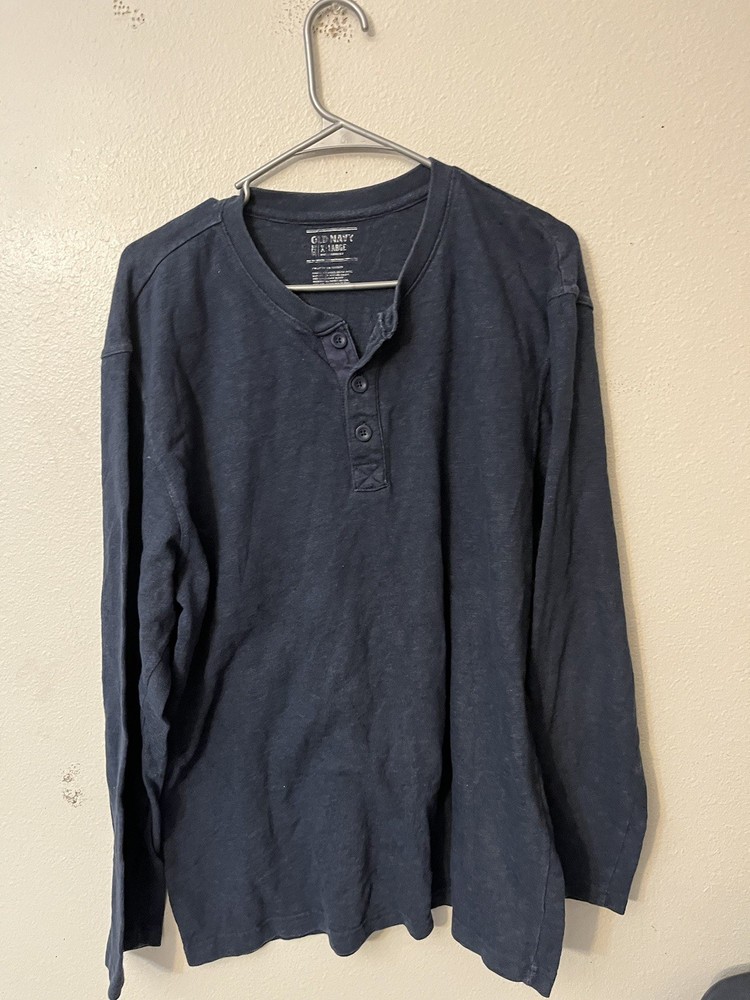 32 Degrees Heat Mens Blue Long Sleeve Crewneck Sweatshirt Size M