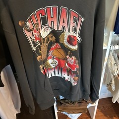 MICHAEL JORDAN 6 RINGS Nike Jordan Brand Hooded Sweatshirt XL Hoodie #23 BULLS!!