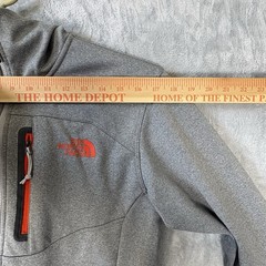 The North Face Gray Zip-Up 100% Polyester Performance Hoodie Men’s Small