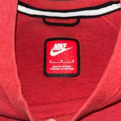 Nike Men’s Red and Orange Sweatshirt
