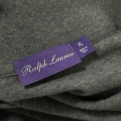 Ralph Lauren Purple Label Full zip-front pocket-detail Grey Sweatshirt XL