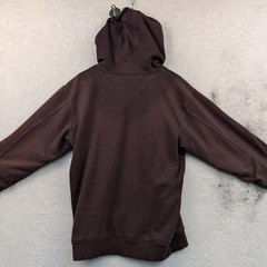 Cabela’s Hoodie Men’s L Tall Faded Brown Waffle Thermal Lined Full Zip Workwear