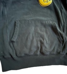 Champion Reverse Weave Hoodie Men’s S Varsity Letter C Patch Vintage Sweatshirt